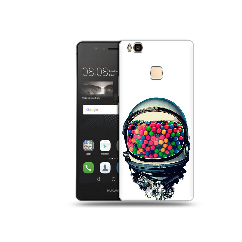 

Чехол MyPads Tocco для Huawei P9 Lite шлем космонавта (PT74547.57.700), Прозрачный, Tocco