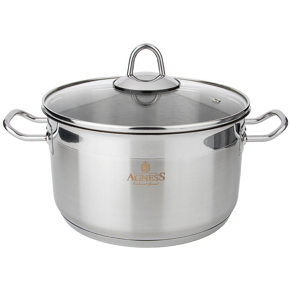 фото Кастрюля аgness professional 24x14 см 6,3 л 936-304 agness