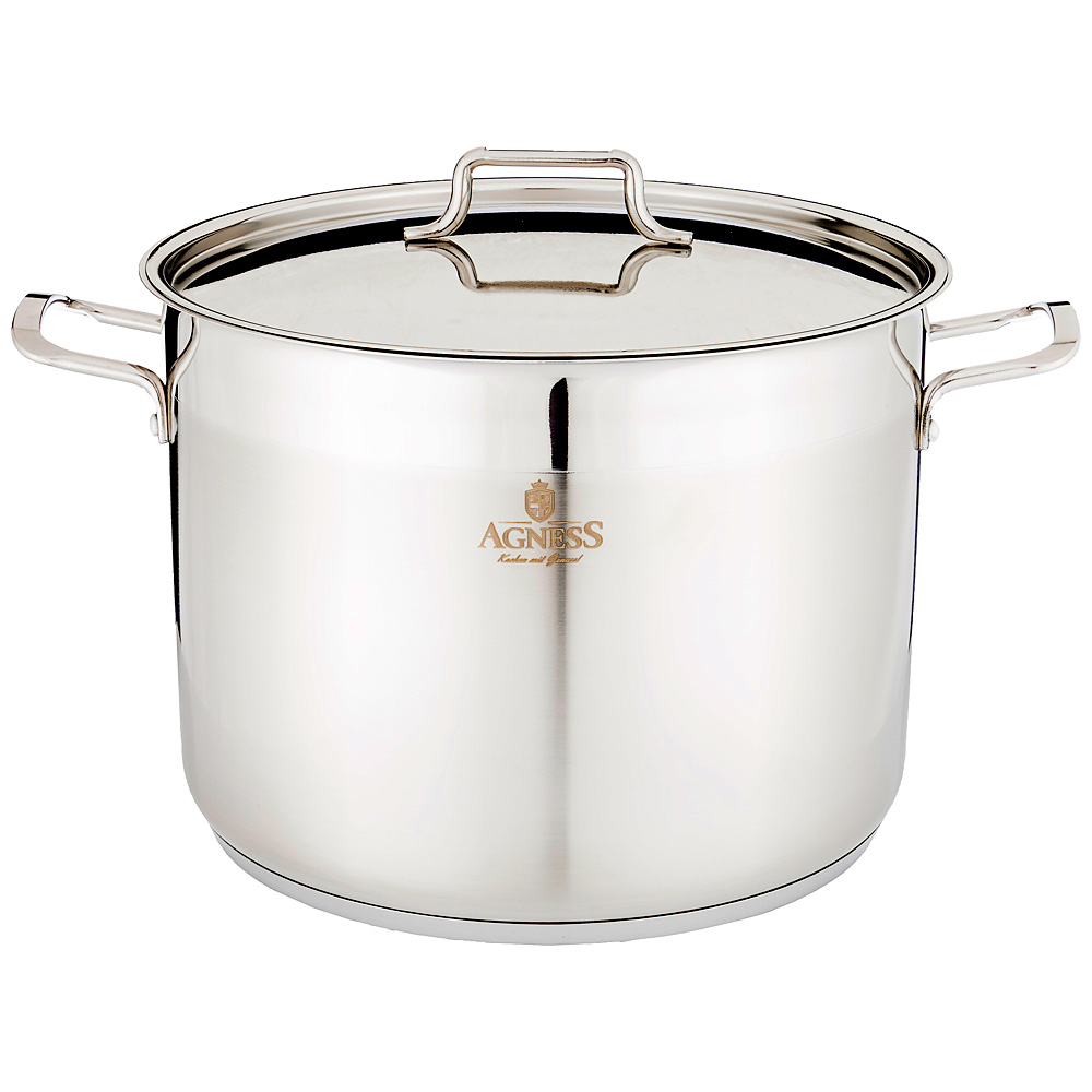 

Кастрюля Agness Professional 936-312 15 л серебристый, 936-312