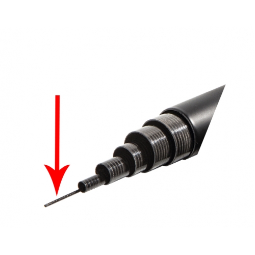 

Секция № 1 к удилищу телематч "Волжанка Комфорт" 4.2м/4.5м тест 5-30гр, Черный, Комфорт