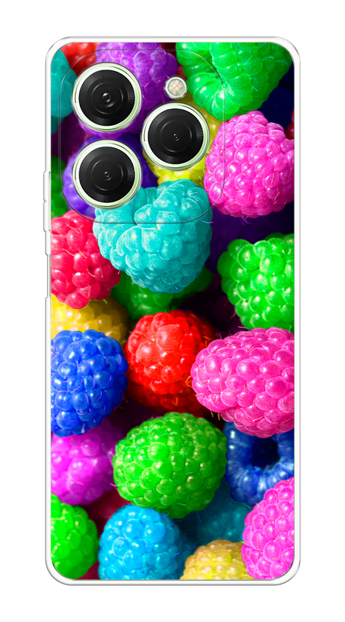 

Чехол на Tecno Spark 20 Pro "Леденцовая малина", Фиолетовый;розовый;зеленый, 304850-1