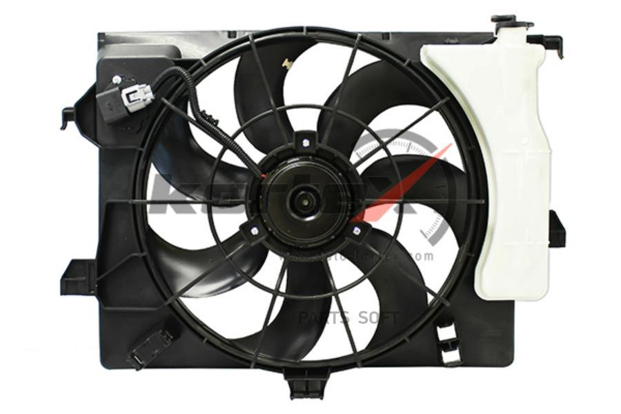 

KORTEX KFD047 Вентилятор радиатора Hyundai Solaris/Kia Rio 10 A/C- LFK 08L0 б/р
