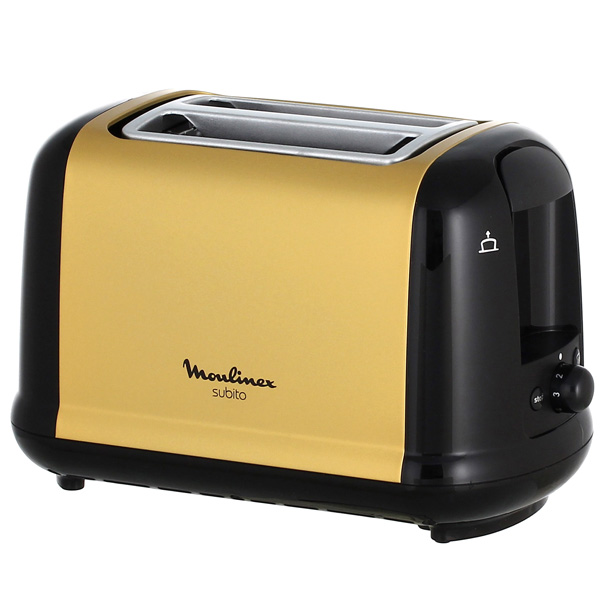 фото Тостер moulinex subito lt260g30 yellow/black