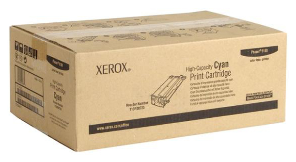 Картридж для лазерного принтера Xerox 113R00723, голубой, оригинал