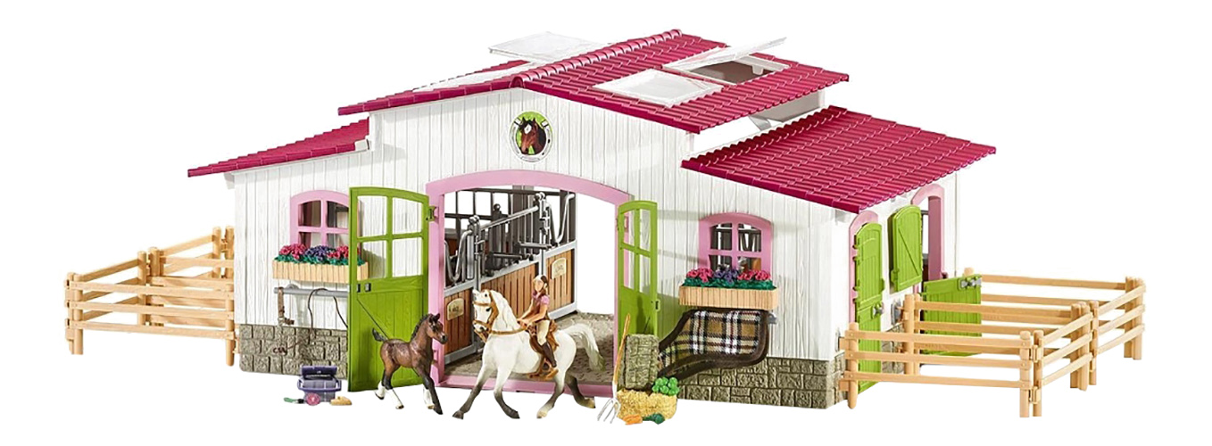 фото Игровой набор schleich большой центр верховой езды