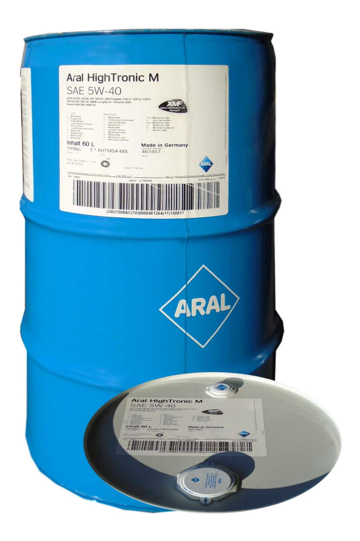 Моторное масло ARAL High Tronic M 5W40 60 л