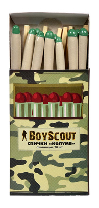фото Спички туристические boyscout спички колумб 61033 20 шт в упаковке