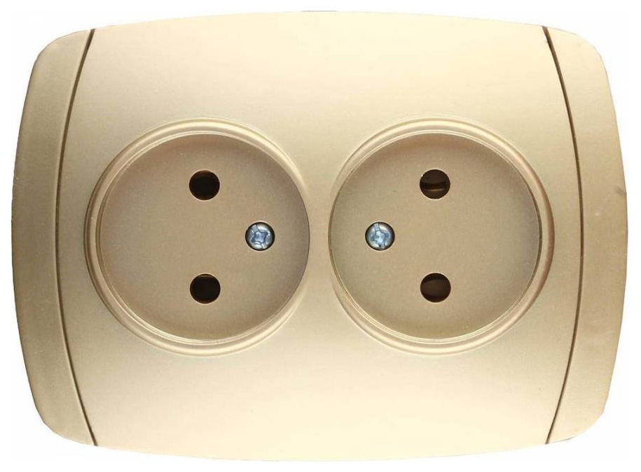 

Электрическая розетка СВЕТОЗАР SV-54202-GM, sV-54202-GM