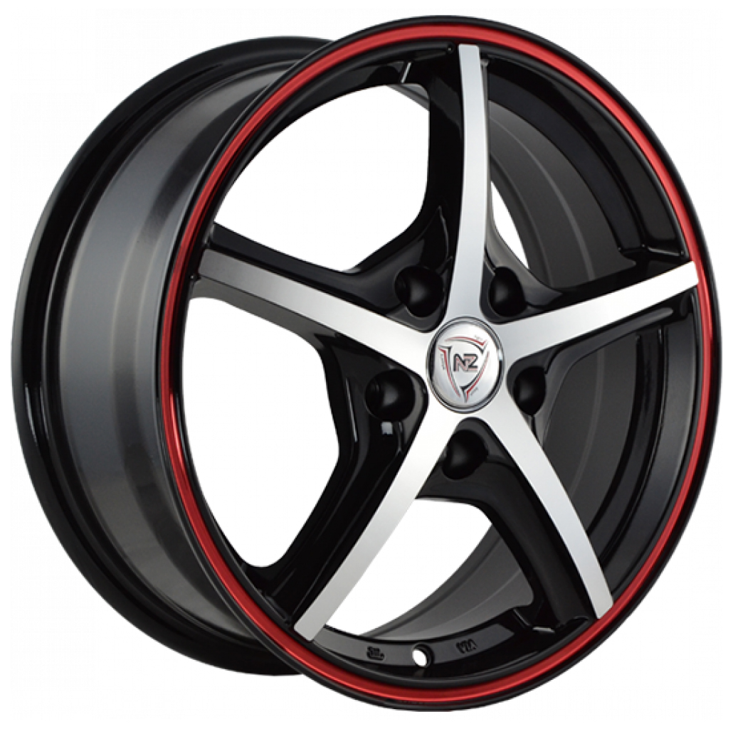 

Колесный диск NZ Wheels SH R15 6J PCD5x105 ET39 D56.6 (9129419), Черный;серебристый, sH667