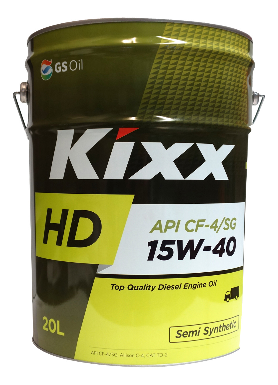 Моторное масло Kixx HD CF-4/SG 15W40 20 л