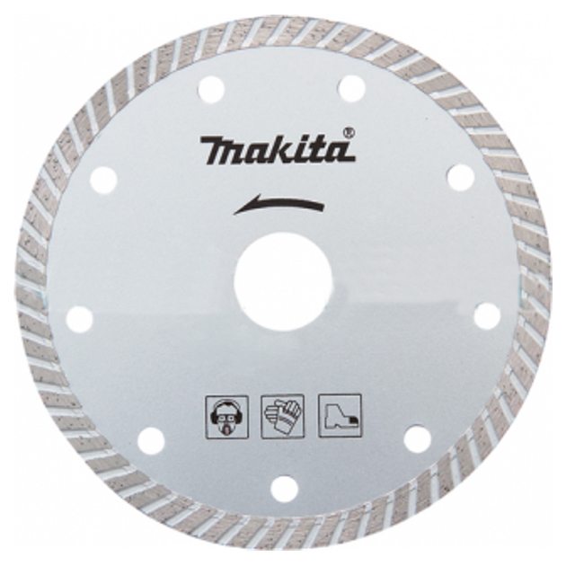 Диск отрезной алмазный Makita B-28014 рифленый алмазный диск makita
