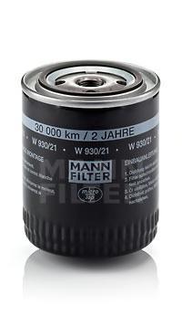 фото Фильтр масляный двигателя mann-filter w930/21