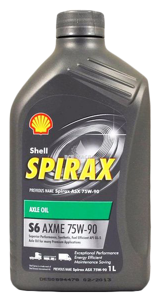 

Трансмиссионное масло Shell 550043070 75w90, Spirax S6 AXME