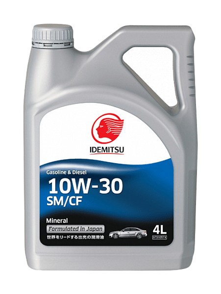 Моторное масло Idemitsu Gasoline & Diesel Mineral SM/CF 10W30 4л