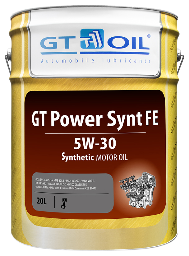 Моторное масло GT OIL PoWer Synt FE 5W30 20л