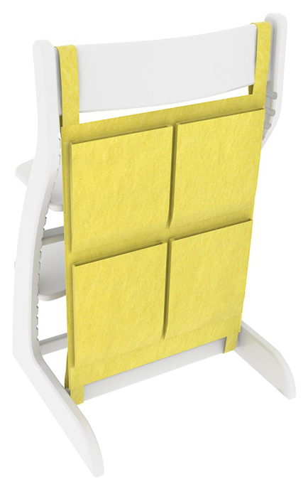 фото Карманы навесные на спинку стула бельмарко усура желтый