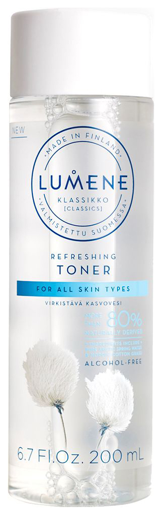 Купить Освежающий тоник для всех типов кожи Lumene Klassikko, 200 мл, Тоник для лица Lumene Klassikko Освежающий для всех типов кожи