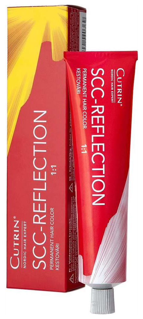 Краска для волос Cutrin SCC-Reflection 9.1 Очень светлый пепельный русый 60 мл cutrin крем краска для волос 6 16 мрамор 60 мл