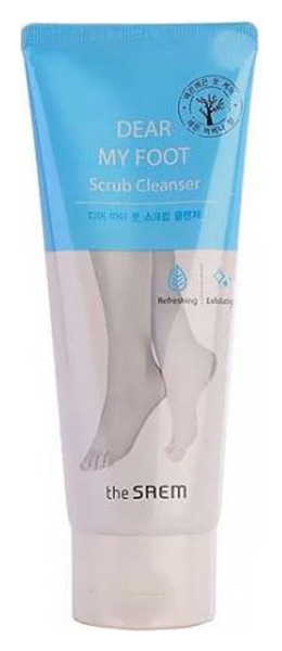 фото Пенка-скраб для ног the saem dear my foot scrub cleanser n 100 мл