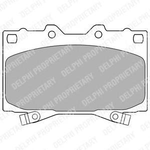 

Тормозные колодки DELPHI дисковые LP1308