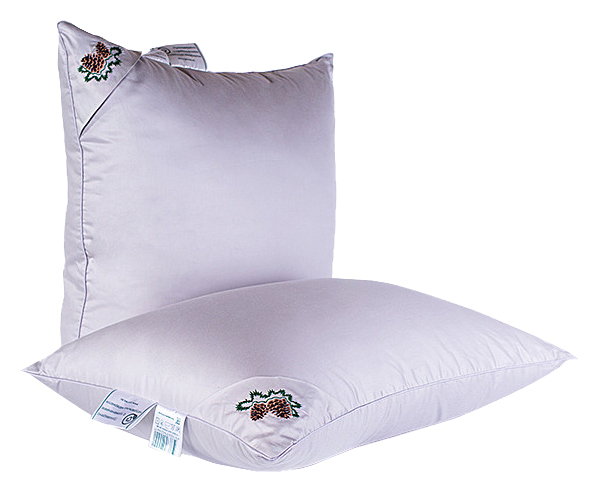 

Подушка для сна Nature's “Кедровая сила” бамбук упругая 50x70 см, Белый, коллекция Кедровая сила