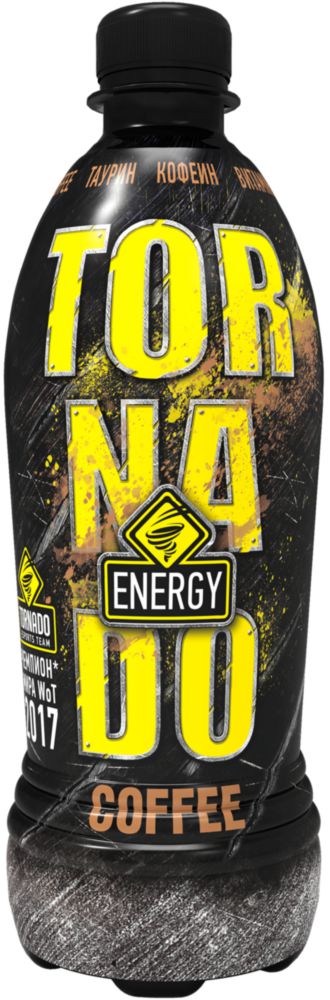 

Напиток энергетический Tornado Energy coffee газированный пластик 0.473 л