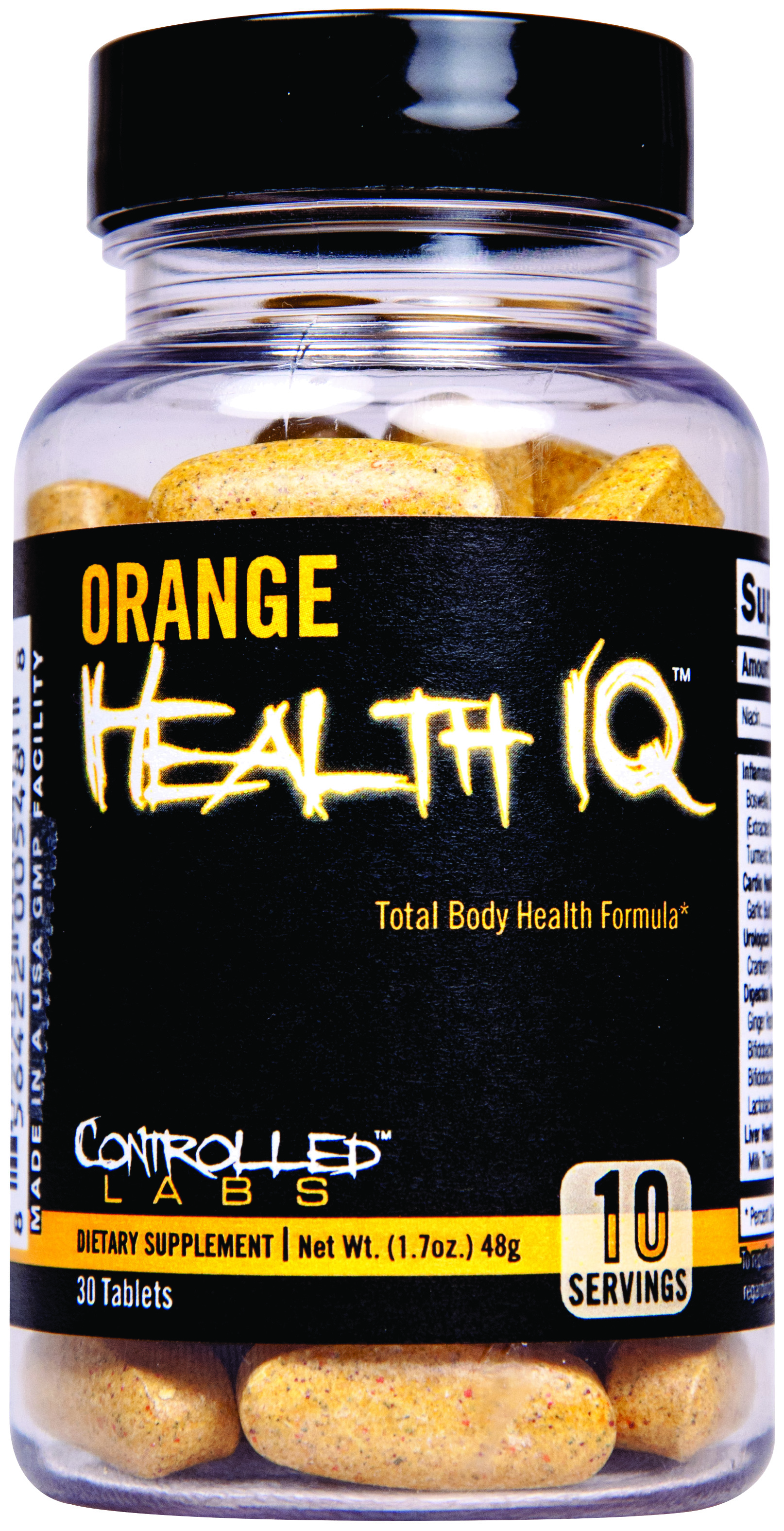 

Многокомпонентный препарат Controlled Labs Health Iq 30 табл. апельсиновый, Health Iq