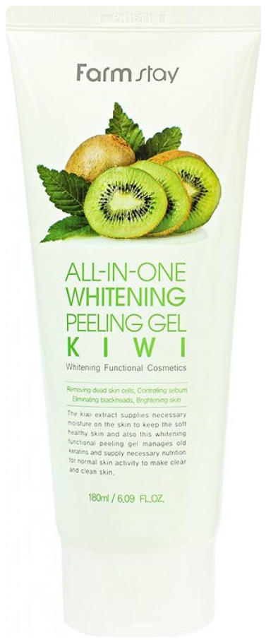 Пилинг для лица FarmStay All-In-One Whitening Peeling Gel Kiwi 180 мл мини пилинг фруктов киви резец овощечистка slicer кухня гаджеты инструменты киви инструменты для питайи