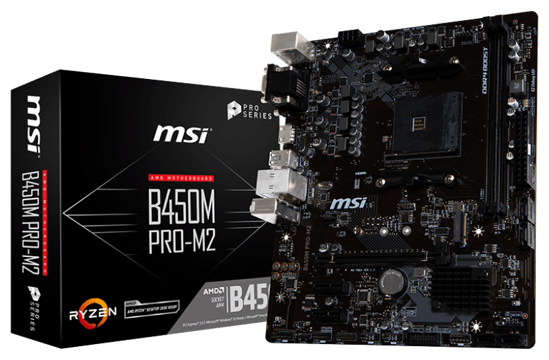 

Материнская плата MSI B450M Pro-M2, B450M Pro-M2