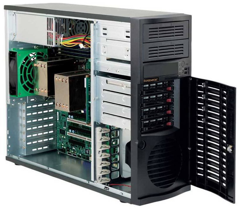 

Компьютерный корпус Supermicro CSE-733T 500 вт black, CSE-733T