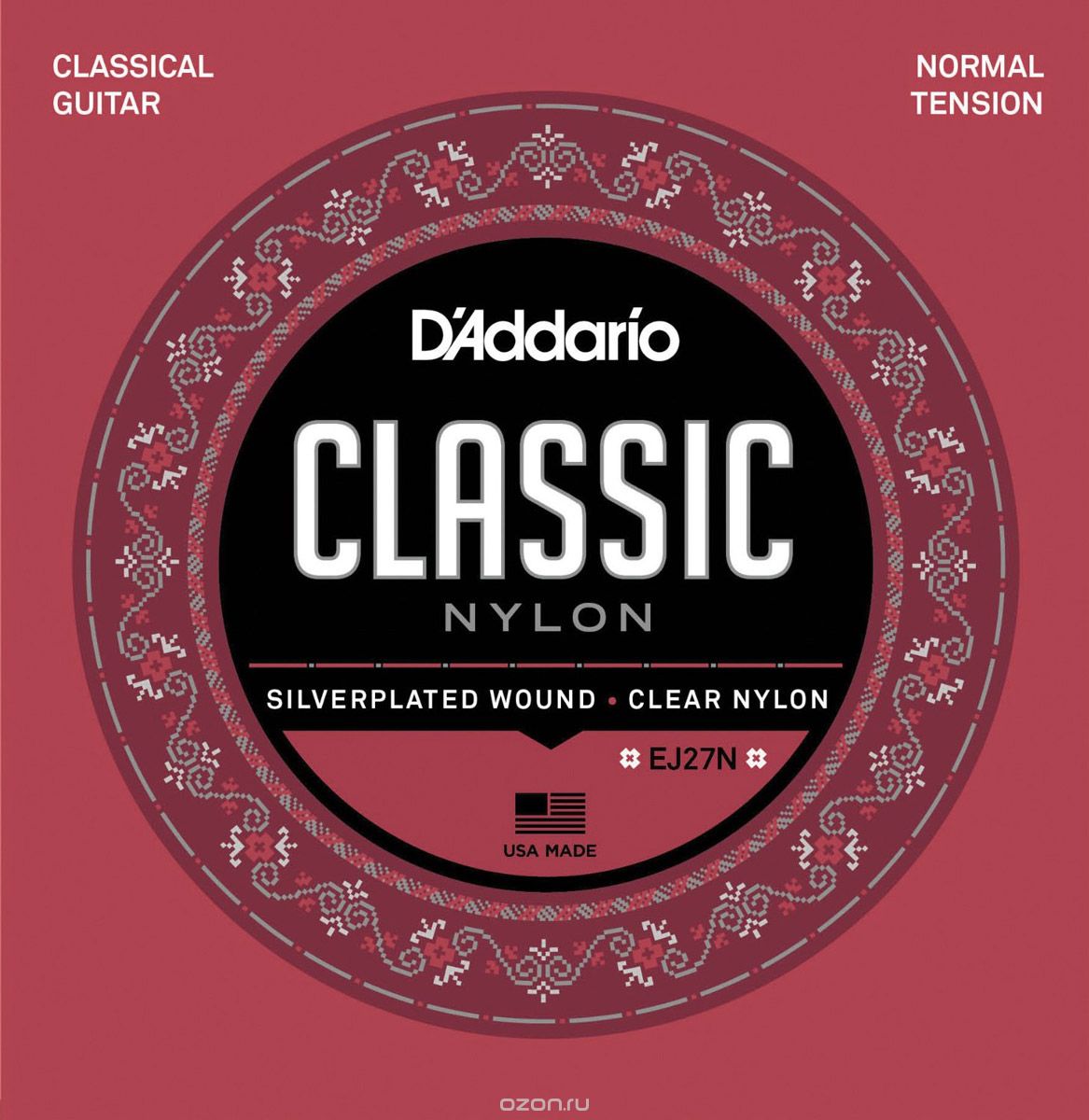 фото Струны для классической гитары d addario ej27 n d'addario