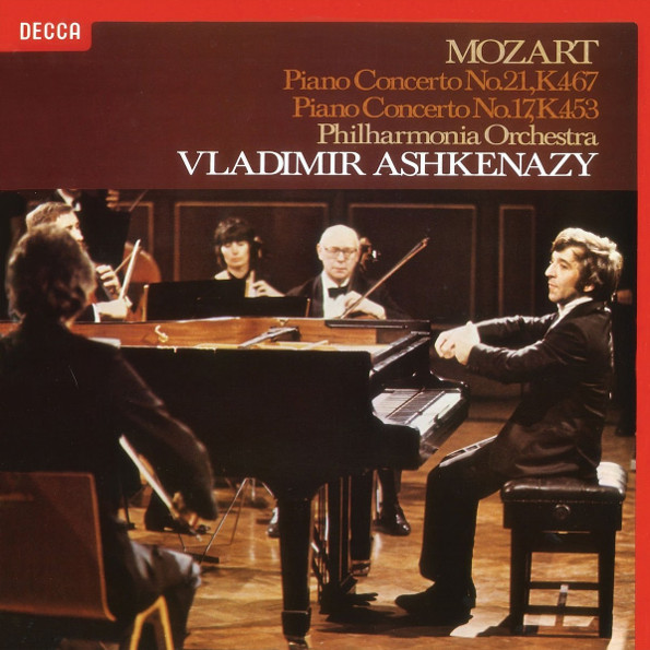 Vladimir Ashkenazy, Philharmonia Orchestra / Mozart: Piano Concertos Nos. 21 & 17 (LP)