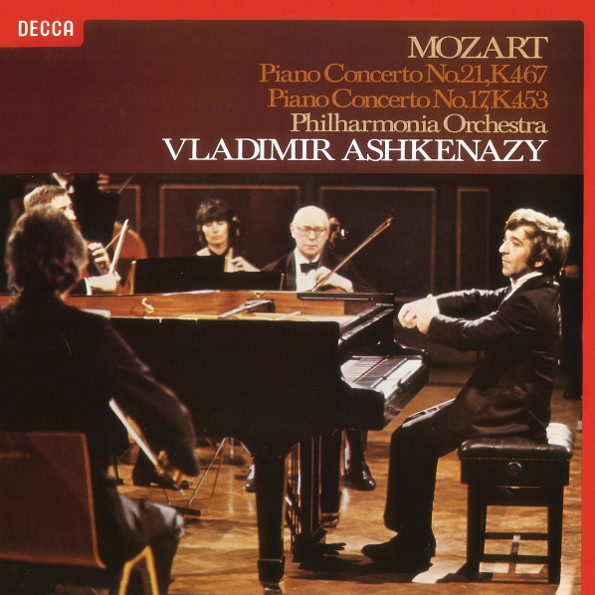 фото Vladimir ashkenazy, philharmonia orchestra / mozart: piano concertos nos. 21 & 17 (lp) decca