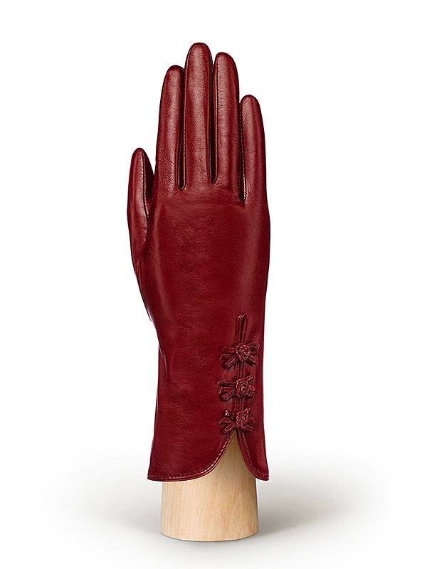 Перчатки женские Eleganzza F-IS0084 красные 6.5