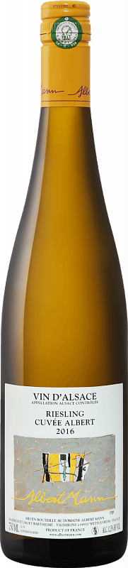

Вино Riesling Cuvée Albert Alsace AOC Domaine Albert Mann