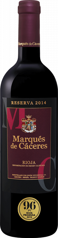 

Вино Rioja DOCa Reserva Marques De Caceres