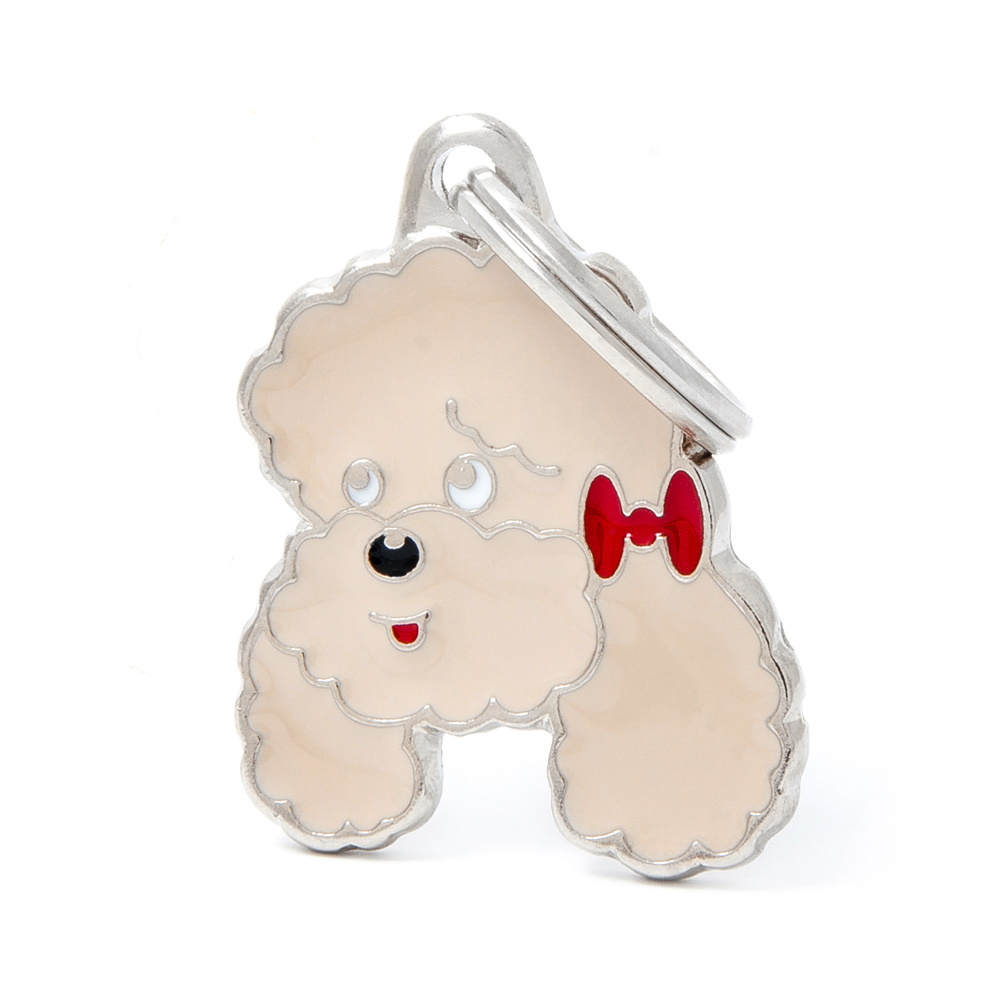 

Адресник для собак My Family Colors Пудель абрикосовый, средний, Бежевый, MF20ORANGE
