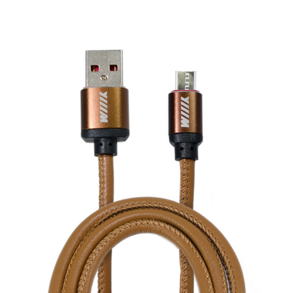 

Кабель Micro-USB WIIIX (CB810-2A-UMU-LR-10CF) 1м Brown