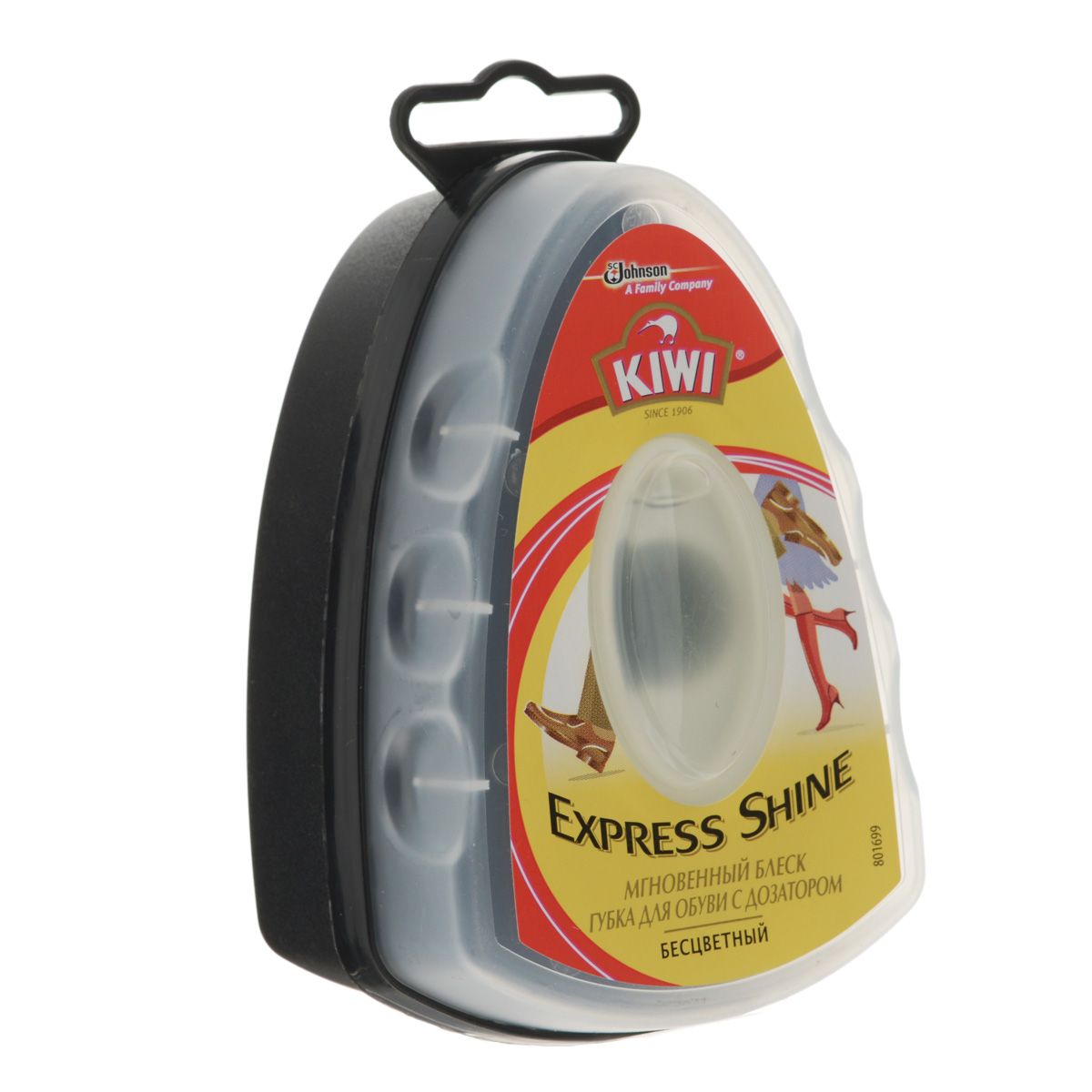 Губка для обуви Kiwi Express Shine с дозатором