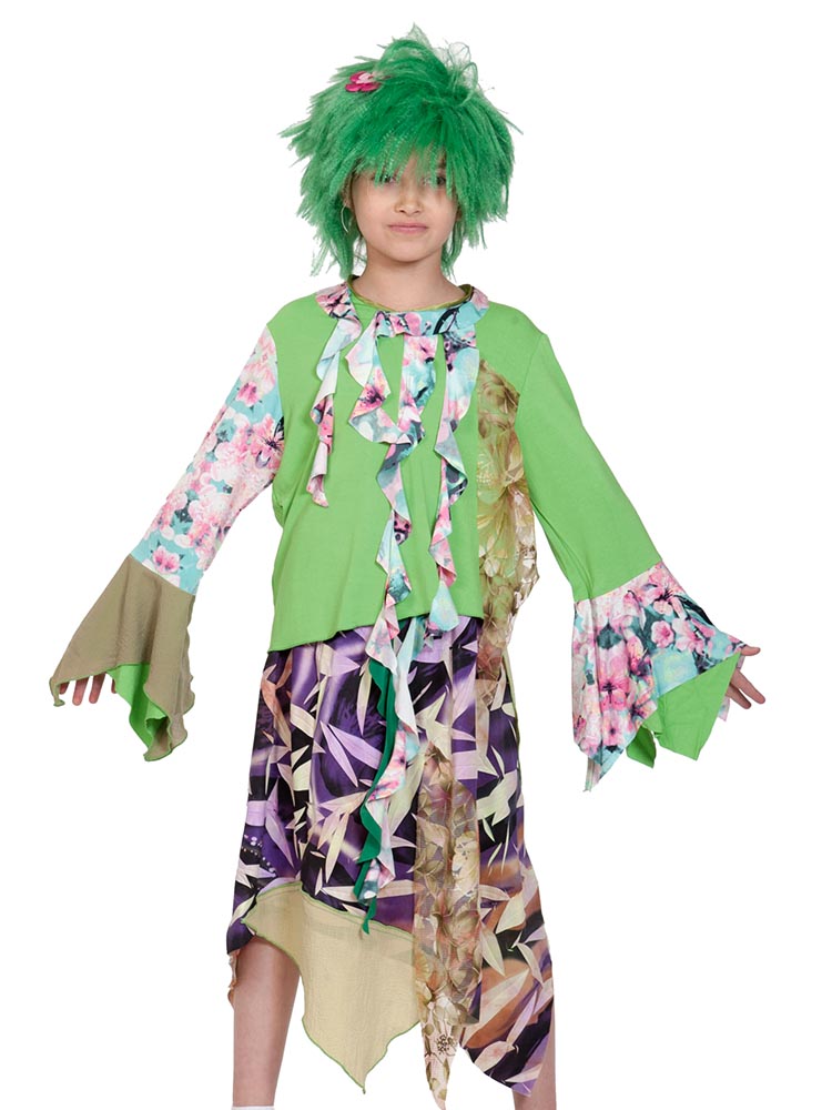 фото Карнавальный костюм карнавалофф кикимора, цв. разноцветный р.116