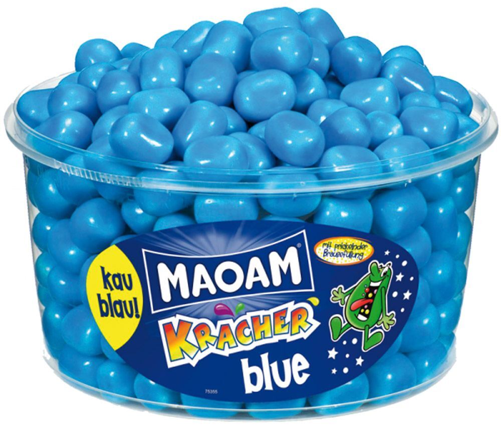 Жевательный мармелад Haribo maoam kracher blue камушки 1.2 кг