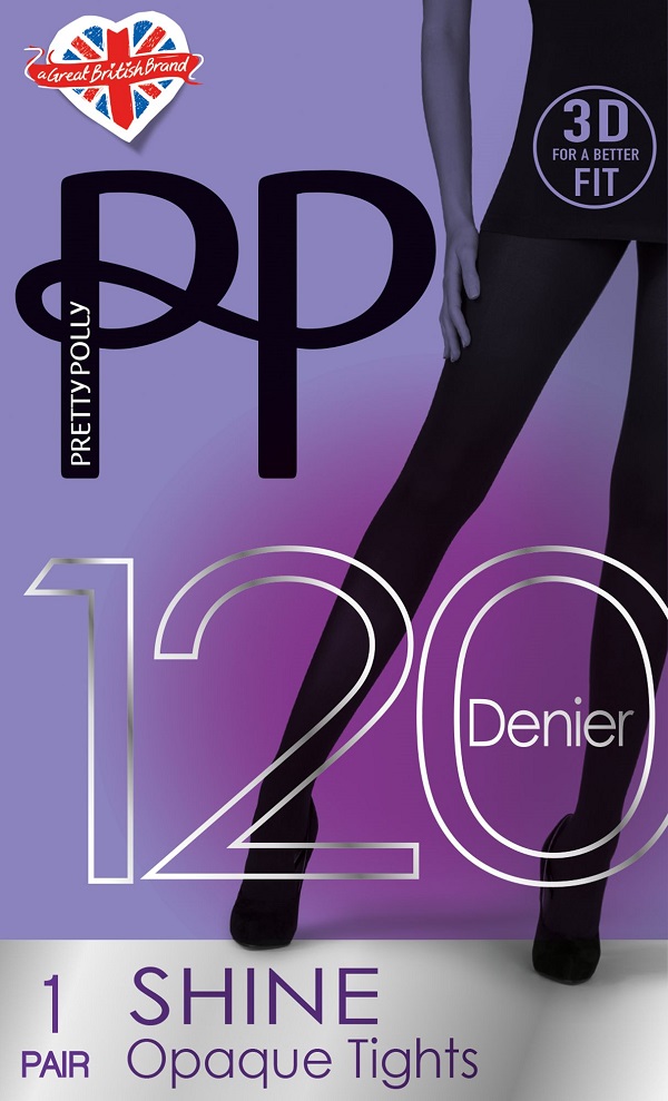 Колготки женские Pretty Polly AVA7 бордовые M; L