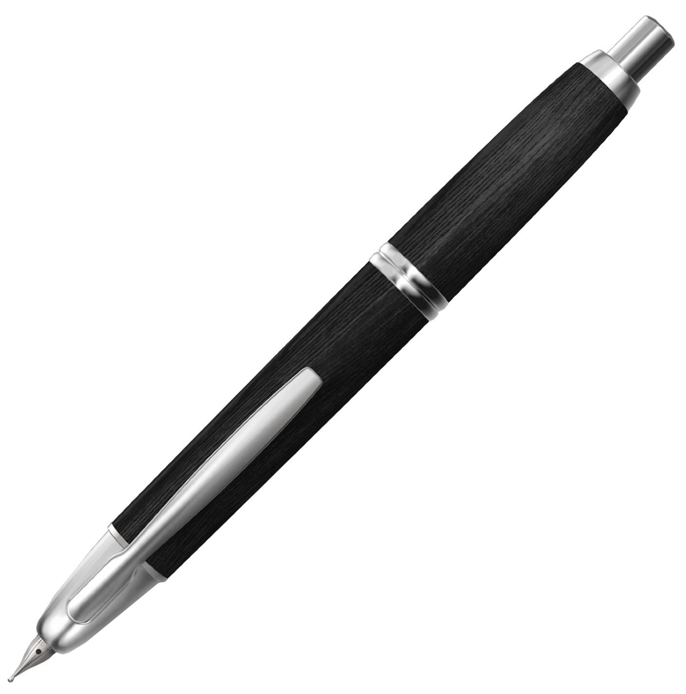 

Перьевая ручка Pilot Capless Wooden черный корпус перо M