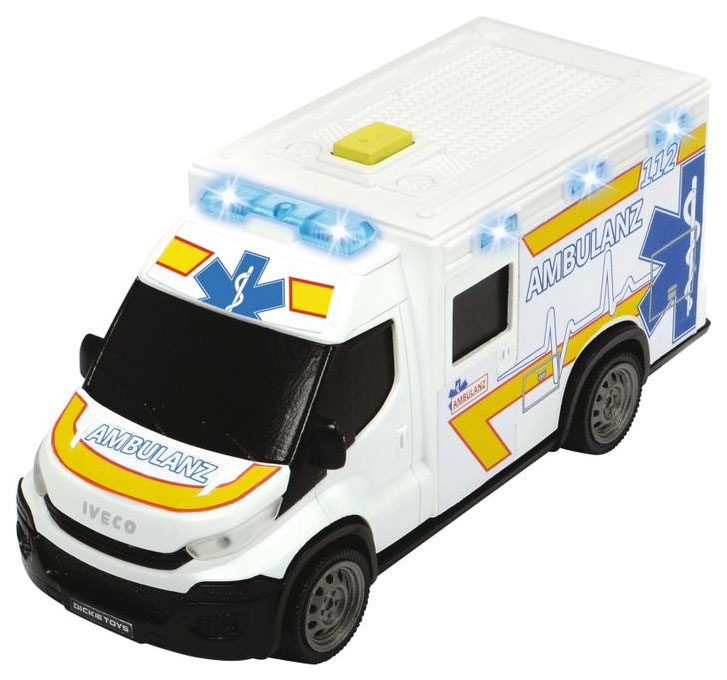 фото Машина скорой помощи dickie toys iveco daily 18 см