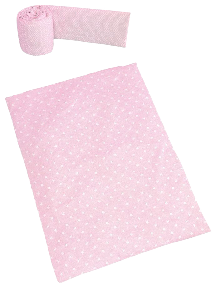 

Набор Micuna Galaxy (Микуна Гэлакси) покрывало+бортик для колыбели ТХ-1823 galaxy pink