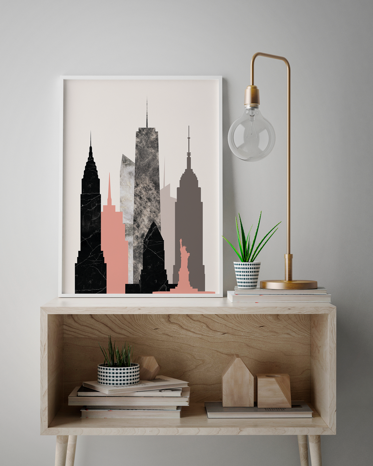 

Постер Небоскребы 40х50 в тубусе