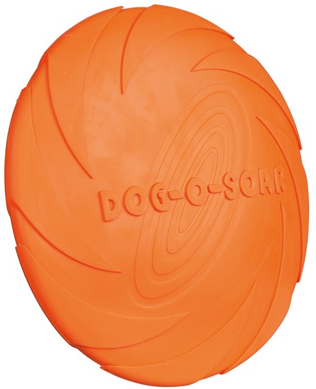 фото Апорт для собак trixie диск для игры в воде, оранжевый, 18 см