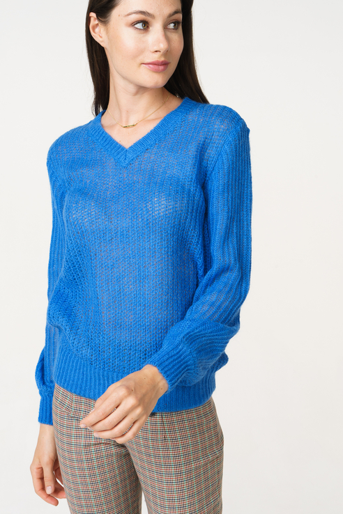 

Джемпер женский Scotch & Soda 133.18FWLM.1060148431.2458 синий M, 133.18FWLM.1060148431.2458