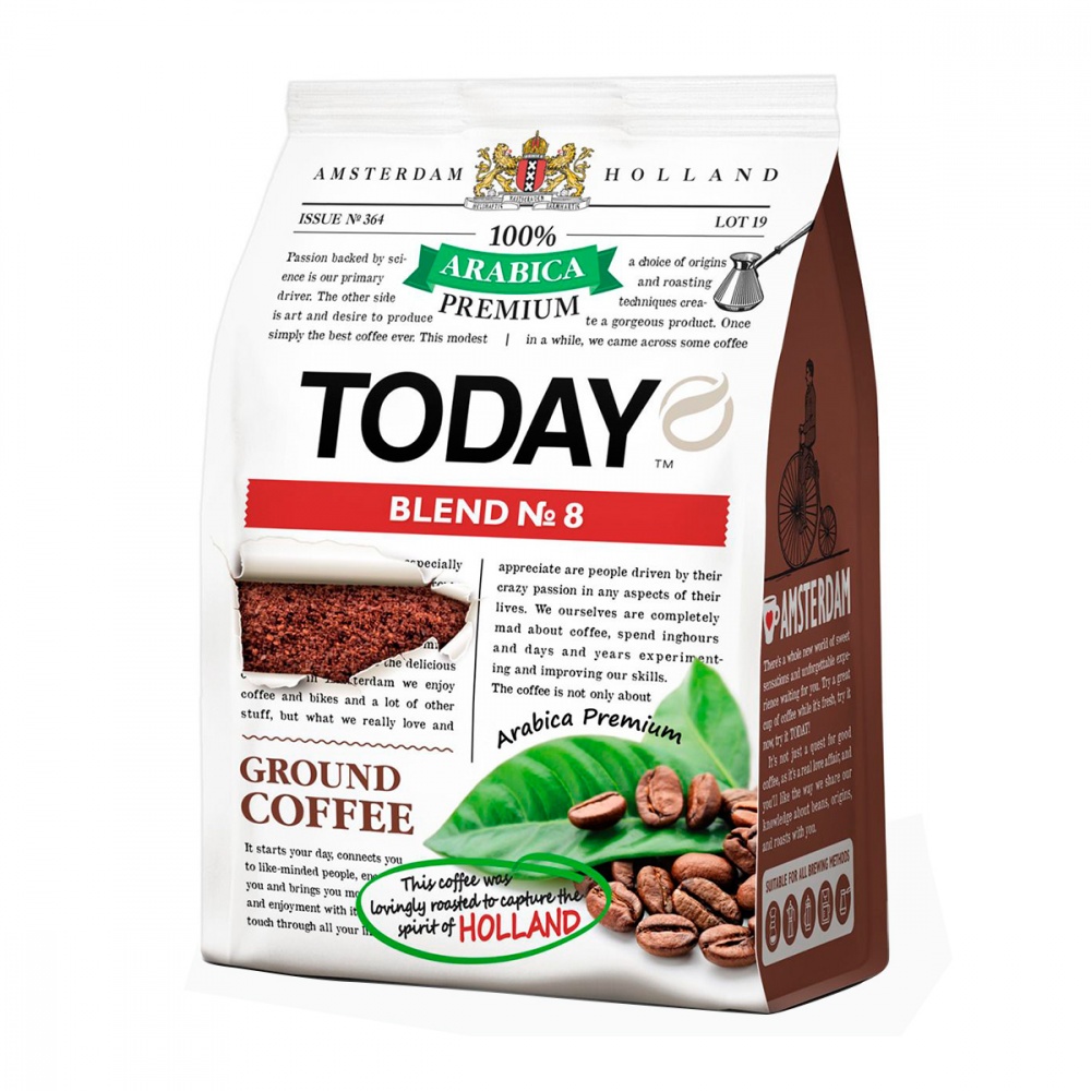 

Кофе Today Blend 8 молотый 120 г