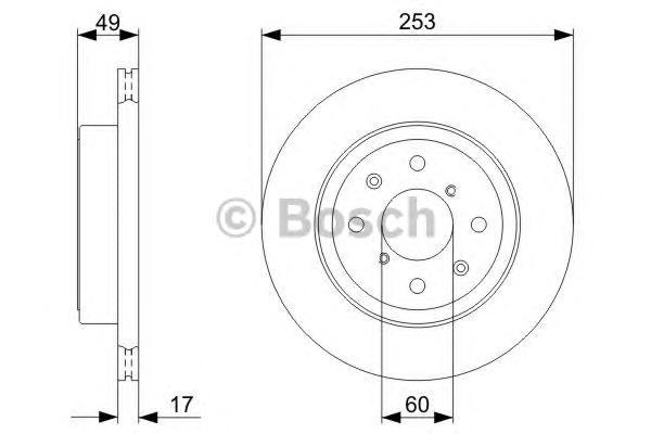 фото Тормозной диск bosch 0986479370